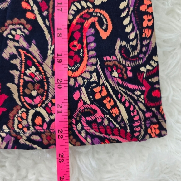 Appleseed's Prima Cotton Batik Paisley Tee. Size Petite Small. New without tags. - Picture 6 of 8